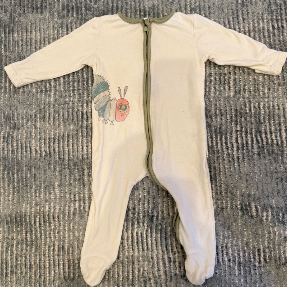MORI Hungry Little Caterpillar onesie 6-9 months